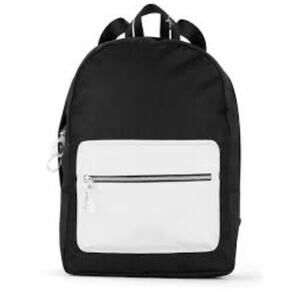 kendall and kylie medium backpack black/ white vacation/travel NWOT